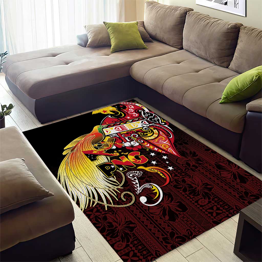 Papua New Guinea 2025 Area Rug 50th Independence Day Anniversary LT03 - Polynesian Pride
