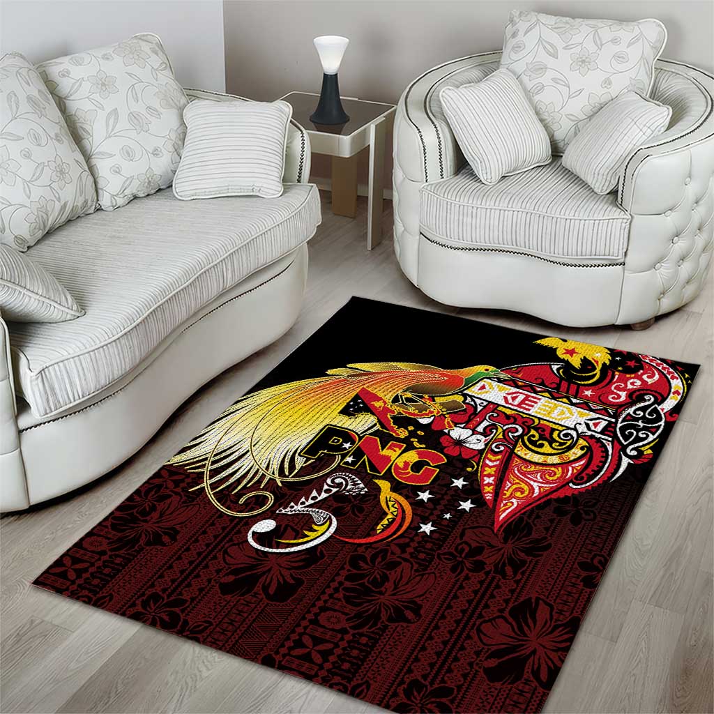 Papua New Guinea 2025 Area Rug 50th Independence Day Anniversary LT03 - Polynesian Pride