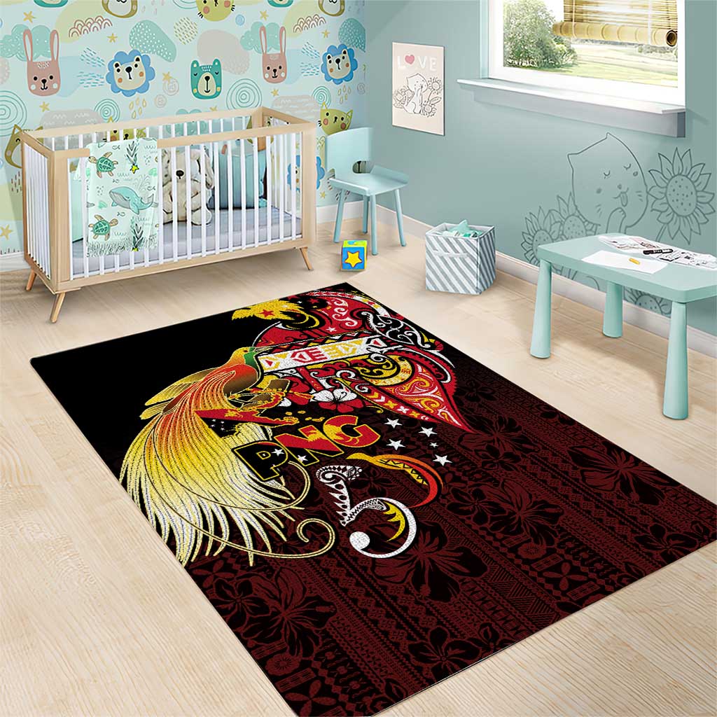 Papua New Guinea 2025 Area Rug 50th Independence Day Anniversary LT03 - Polynesian Pride