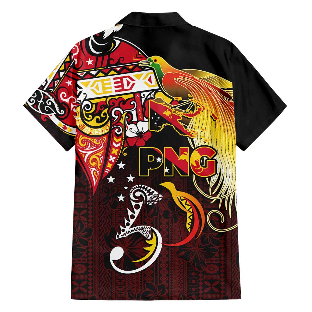 Papua New Guinea 2025 Family Matching Long Sleeve Bodycon Dress and Hawaiian Shirt 50th Independence Day Anniversary LT03 - Polynesian Pride