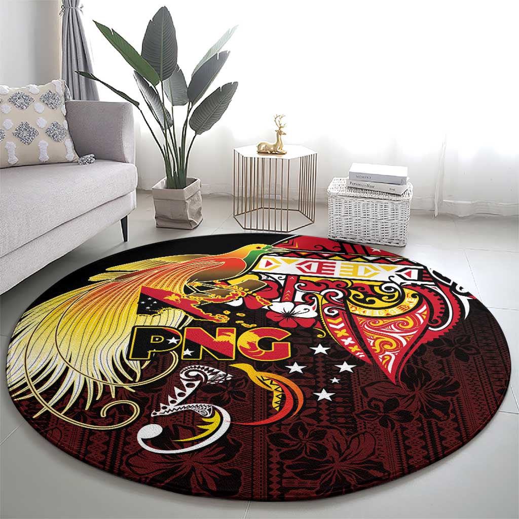 Papua New Guinea 2025 Round Carpet 50th Independence Day Anniversary