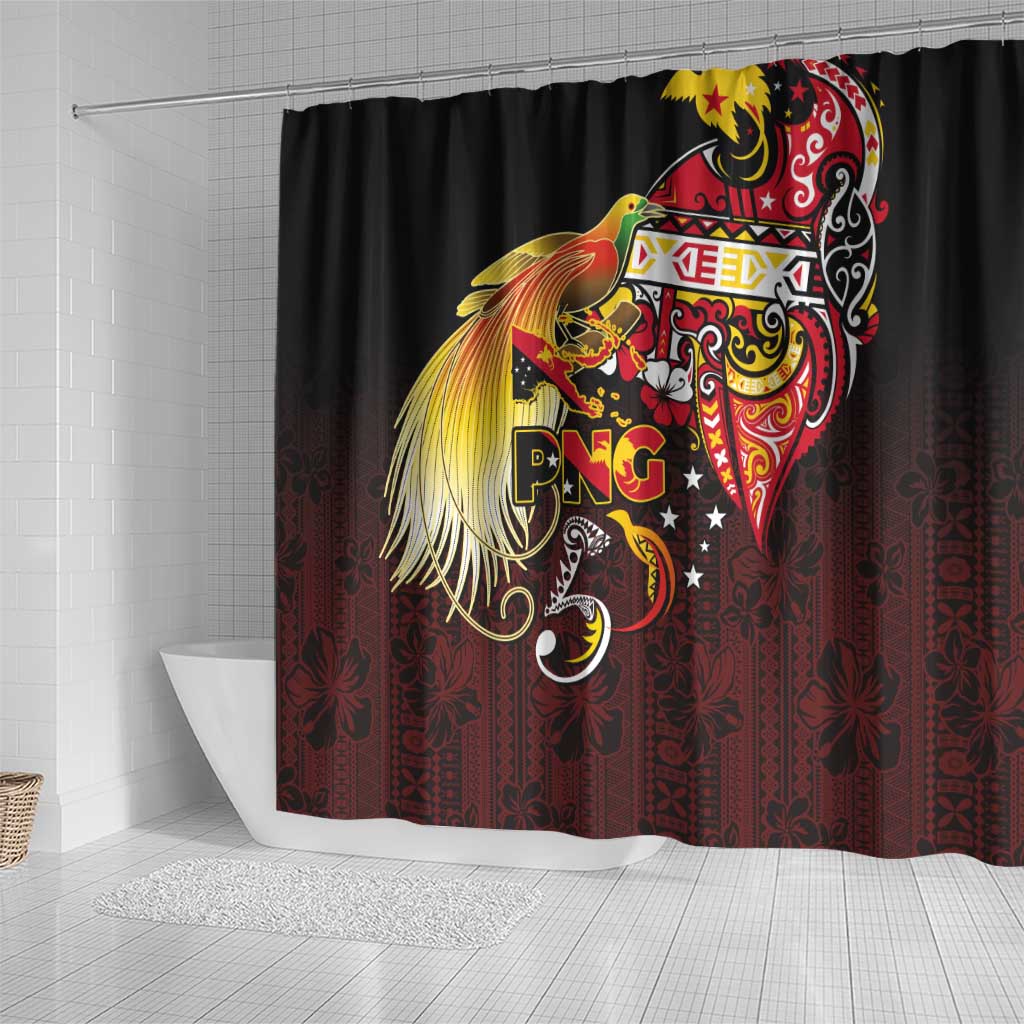 Papua New Guinea 2025 Shower Curtain 50th Independence Day Anniversary