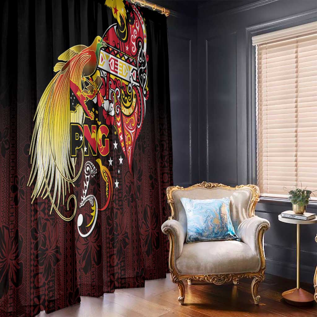Papua New Guinea 2025 Window Curtain 50th Independence Day Anniversary LT03 - Polynesian Pride