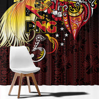 Papua New Guinea 2025 Window Curtain 50th Independence Day Anniversary LT03 - Polynesian Pride