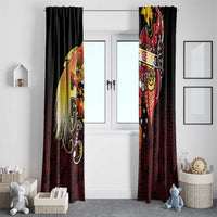 Papua New Guinea 2025 Window Curtain 50th Independence Day Anniversary LT03 - Polynesian Pride