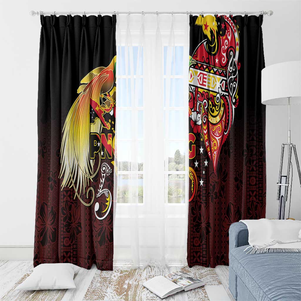 Papua New Guinea 2025 Window Curtain 50th Independence Day Anniversary LT03 - Polynesian Pride