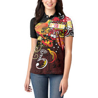 Papua New Guinea 2025 Women Polo Shirt 50th Independence Day Anniversary
