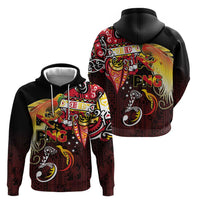 Papua New Guinea 2025 Zip Hoodie 50th Independence Day Anniversary LT03 - Polynesian Pride