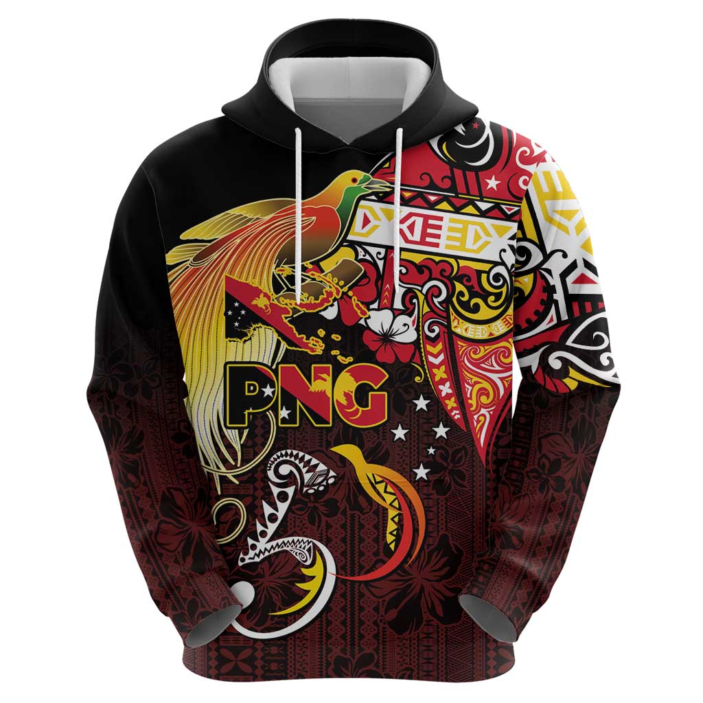 Papua New Guinea 2025 Zip Hoodie 50th Independence Day Anniversary LT03 - Polynesian Pride