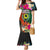 Penama Day Mermaid Dress 16th September Polynesian Pattern with Pacific Flower LT03 Women Black - Polynesian Pride