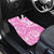 Custom Hawaii Kauai Island Car Mats Hibiscus Pattern Seamless Tribal Simple Pink LT03 - Polynesian Pride