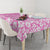 Custom Hawaii Kauai Island Tablecloth Hibiscus Pattern Seamless Tribal Simple Pink LT03 - Polynesian Pride