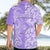 Custom Hawaii Kauai Island Hawaiian Shirt Hibiscus Pattern Seamless Tribal Simple Purple LT03 - Polynesian Pride