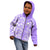 Custom Hawaii Kauai Island Kid Hoodie Hibiscus Pattern Seamless Tribal Simple Purple LT03 - Polynesian Pride