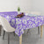 Custom Hawaii Kauai Island Tablecloth Hibiscus Pattern Seamless Tribal Simple Purple LT03 - Polynesian Pride