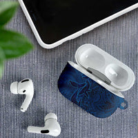 Hawaiian Whales Polynesian Art Motifs AirPods Case Blue Color - Polynesian Pride