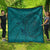 Hawaiian Whales Polynesian Art Motifs Quilt Turquoise Color - Polynesian Pride