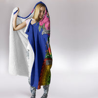 Haiti Battle of Vertieres Hooded Blanket The Haitian Revolution 220th Anniversary Polynesian Style LT03 - Polynesian Pride