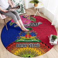 Haiti Battle of Vertieres Round Carpet The Haitian Revolution 220th Anniversary Polynesian Style LT03 - Polynesian Pride