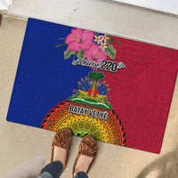 Haiti Battle of Vertieres Rubber Doormat The Haitian Revolution 220th Anniversary Polynesian Style LT03 - Polynesian Pride