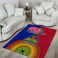 Personalised Haiti Battle of Vertieres Area Rug The Haitian Revolution 220th Anniversary Polynesian Style LT03 - Polynesian Pride