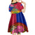 Personalised Haiti Battle of Vertieres Kid Short Sleeve Dress The Haitian Revolution 220th Anniversary Polynesian Style LT03 - Polynesian Pride