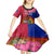 Personalised Haiti Battle of Vertieres Kid Short Sleeve Dress The Haitian Revolution 220th Anniversary Polynesian Style LT03 - Polynesian Pride