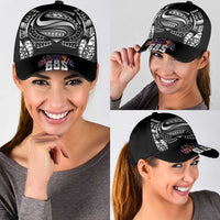 Super Samoa-Six Eight Five to The World Classic Cap Traditional Samoan Tattoo Black Color LT03 - Polynesian Pride