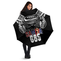 Super Samoa-Six Eight Five to The World Umbrella Traditional Samoan Tattoo Black Color LT03 - Polynesian Pride
