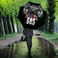 Super Samoa-Six Eight Five to The World Umbrella Traditional Samoan Tattoo Black Color LT03 - Polynesian Pride