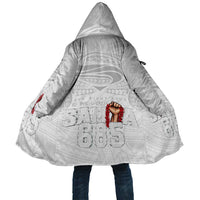 Super Samoa-Six Eight Five to The World Cloak Traditional Samoan Tattoo All White