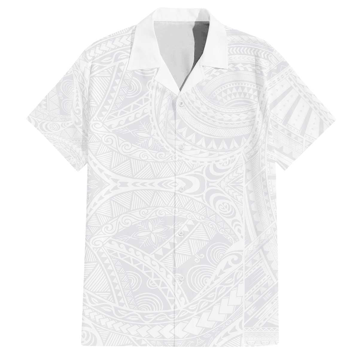 Lotu Tamaiti Samoan Art Tattoo Polynesian Pattern Family Matching Off Shoulder Short Dress and Hawaiian Shirt