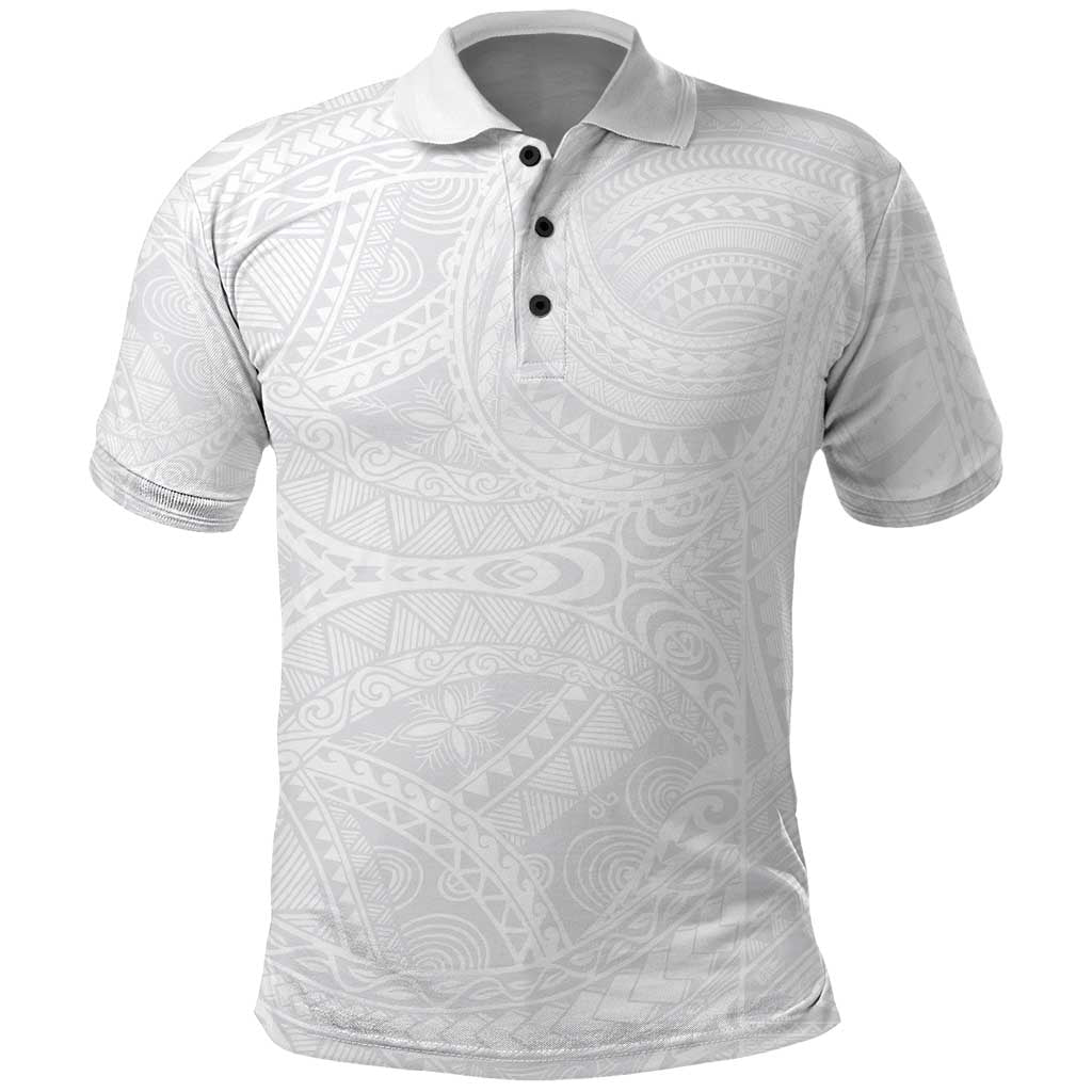 Lotu Tamaiti Samoan Art Tattoo Polynesian Pattern Polo Shirt