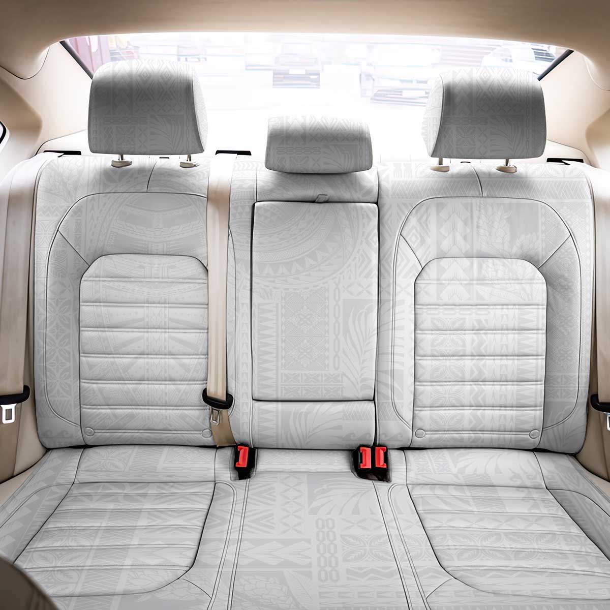 Lotu Tamaiti Samoan Art Tattoo Siapo Pattern Back Car Seat Cover