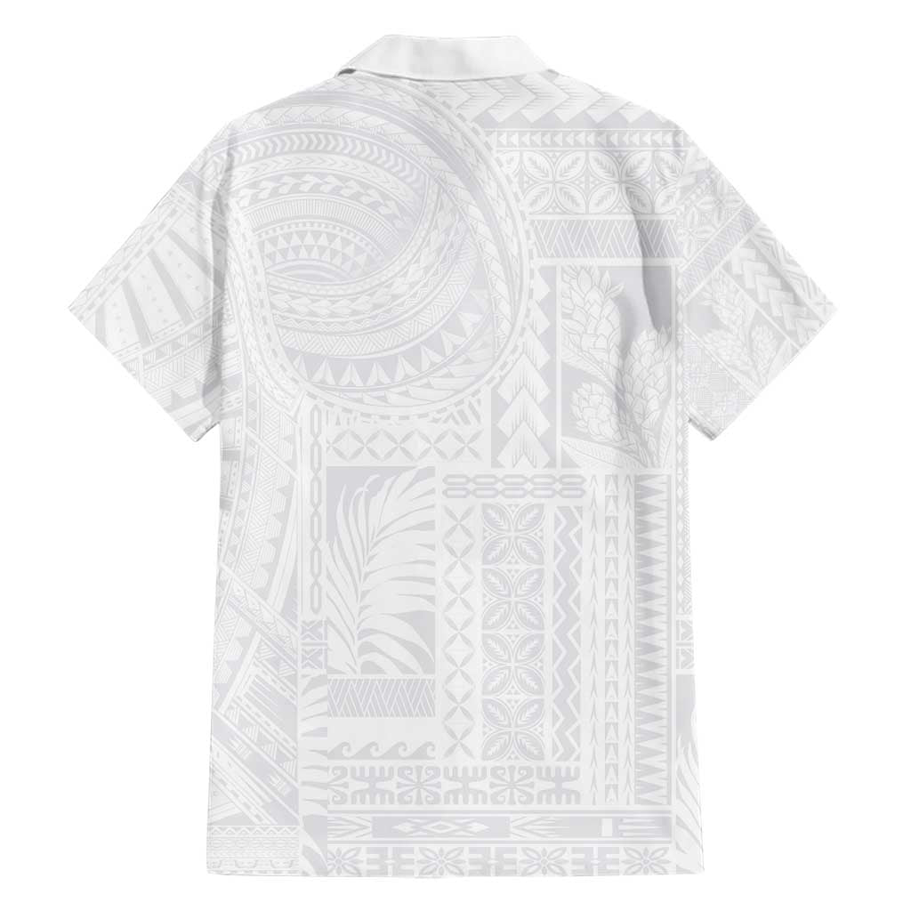 Lotu Tamaiti Samoan Art Tattoo Siapo Pattern Family Matching Short Sleeve Bodycon Dress and Hawaiian Shirt
