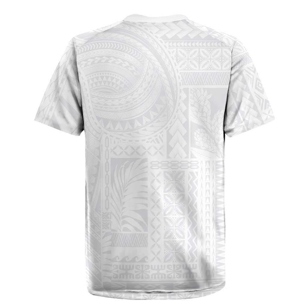Lotu Tamaiti Samoan Art Tattoo Siapo Pattern Rugby Jersey LT03 - Polynesian Pride