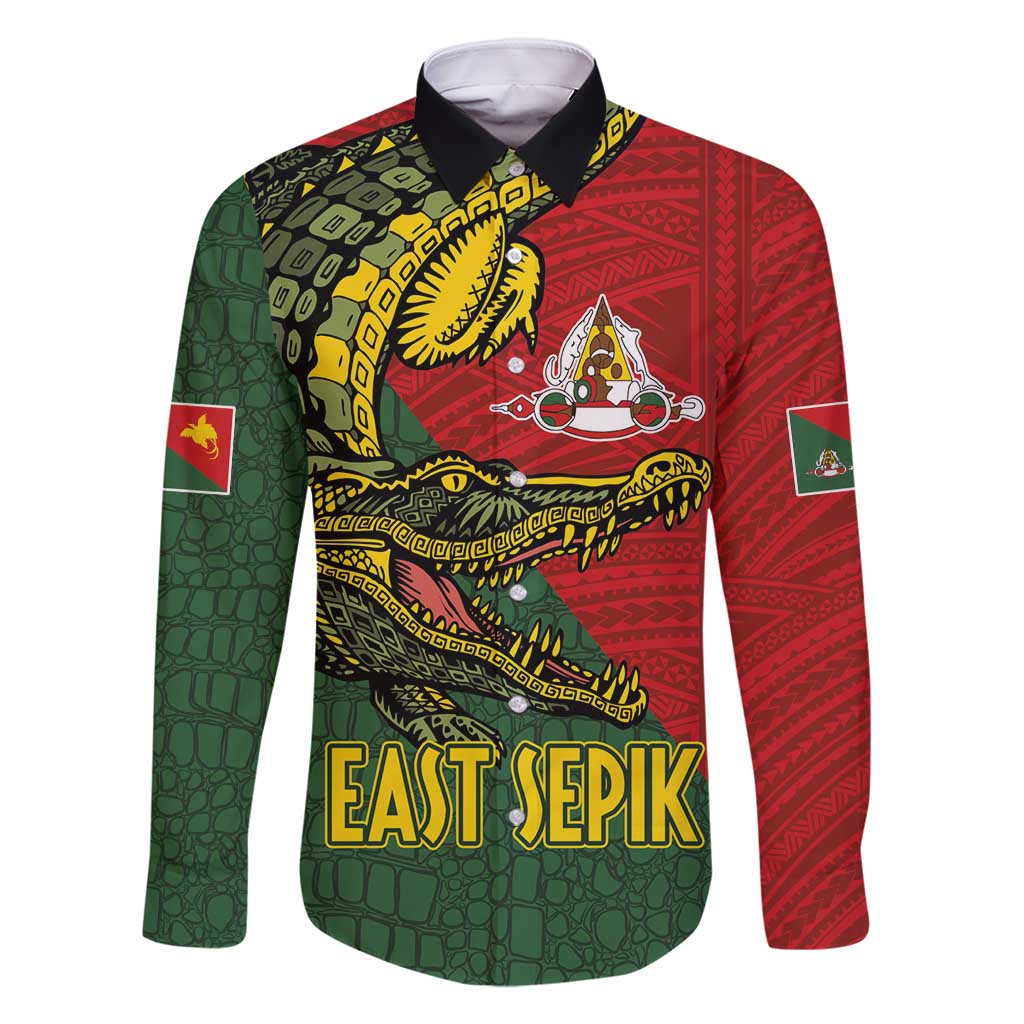 Sepik River Crocodile & Arts Festival Melanesian Pattern Family Matching Long Sleeve Bodycon Dress and Hawaiian Shirt