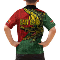 Sepik River Crocodile & Arts Festival Melanesian Pattern Family Matching Puletasi and Hawaiian Shirt LT03 - Polynesian Pride