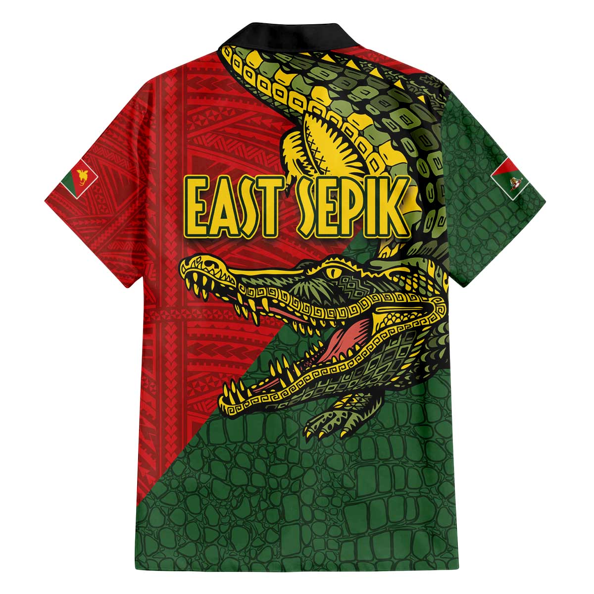Sepik River Crocodile & Arts Festival Melanesian Pattern Family Matching Puletasi and Hawaiian Shirt LT03 - Polynesian Pride