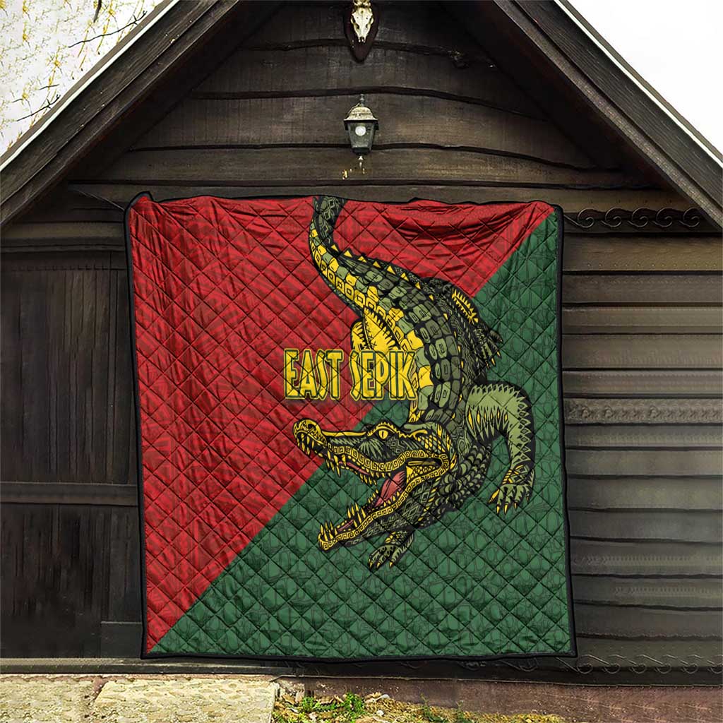 Sepik River Crocodile & Arts Festival Melanesian Pattern Quilt LT03 - Polynesian Pride