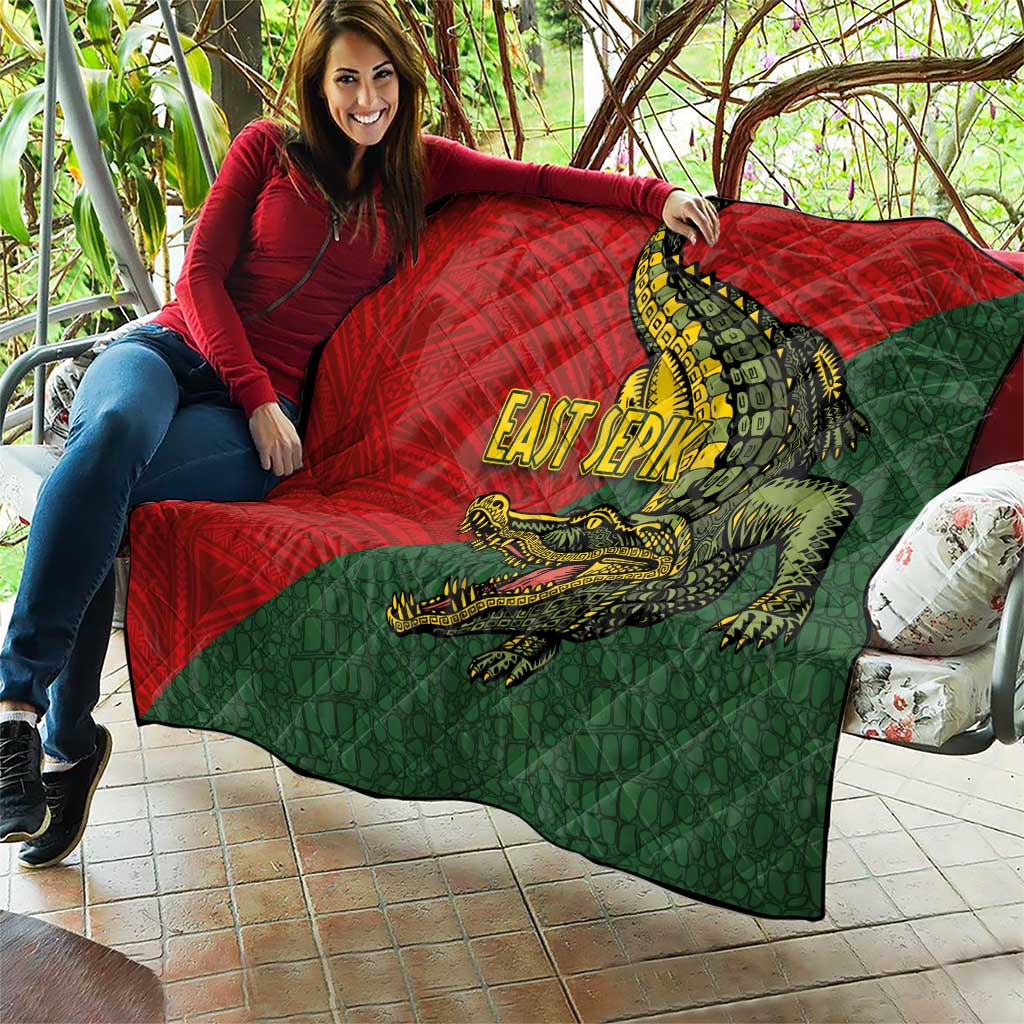 Sepik River Crocodile & Arts Festival Melanesian Pattern Quilt LT03 - Polynesian Pride