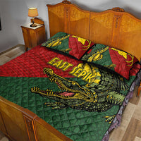 Sepik River Crocodile & Arts Festival Melanesian Pattern Quilt Bed Set