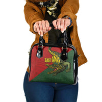 Sepik River Crocodile & Arts Festival Melanesian Pattern Shoulder Handbag LT03 One Size Red - Polynesian Pride