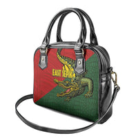 Sepik River Crocodile & Arts Festival Melanesian Pattern Shoulder Handbag LT03 - Polynesian Pride