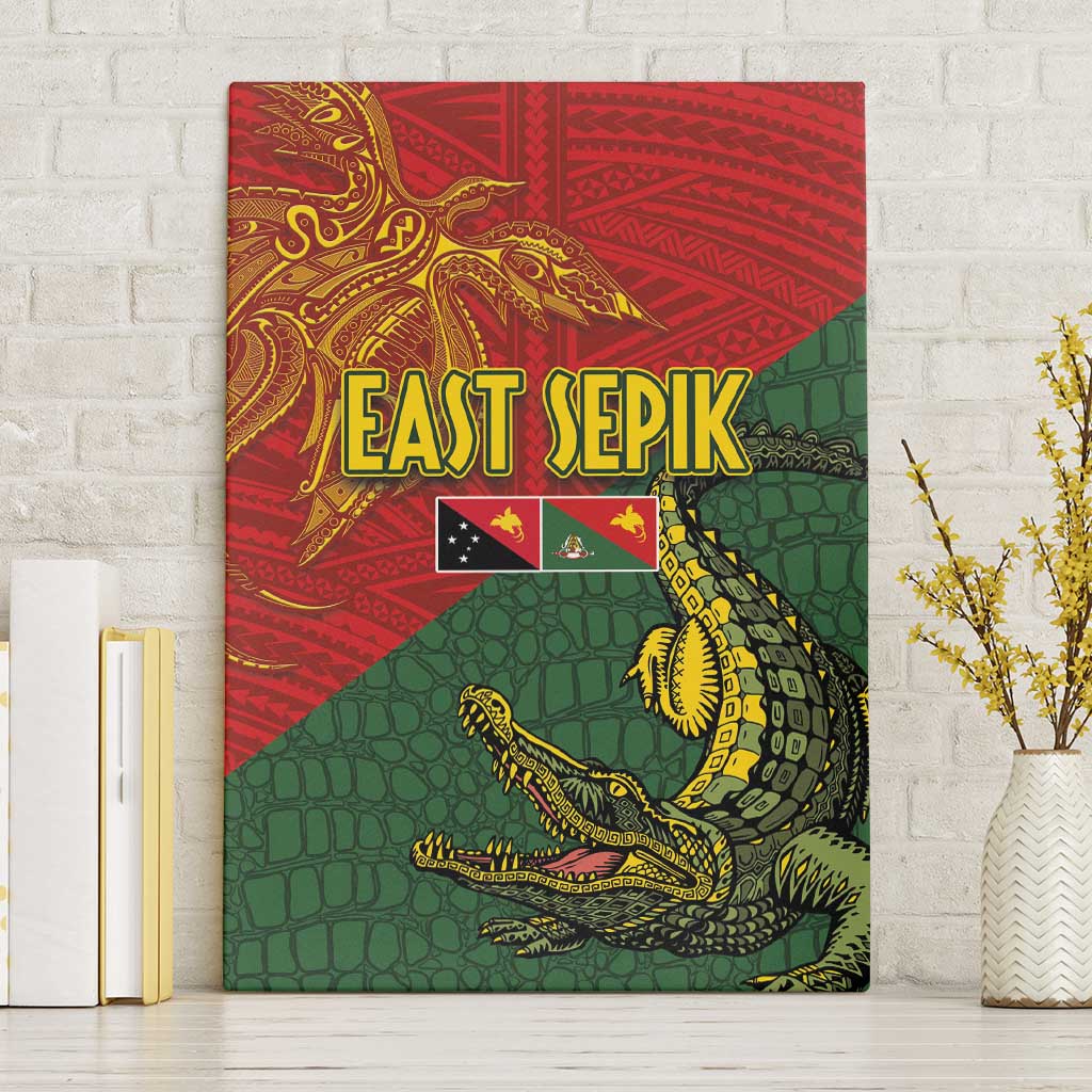 Sepik River Crocodile & Arts Festival Canvas Wall Art Bird-of-paradise Melanesian Tattoo