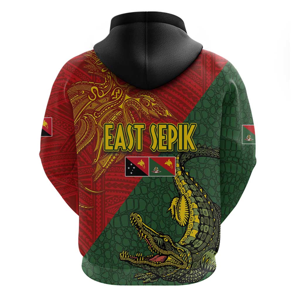 Sepik River Crocodile & Arts Festival Hoodie Bird-of-paradise Melanesian Tattoo
