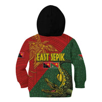 Sepik River Crocodile & Arts Festival Kid Hoodie Bird-of-paradise Melanesian Tattoo