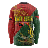 Sepik River Crocodile & Arts Festival Long Sleeve Shirt Bird-of-paradise Melanesian Tattoo