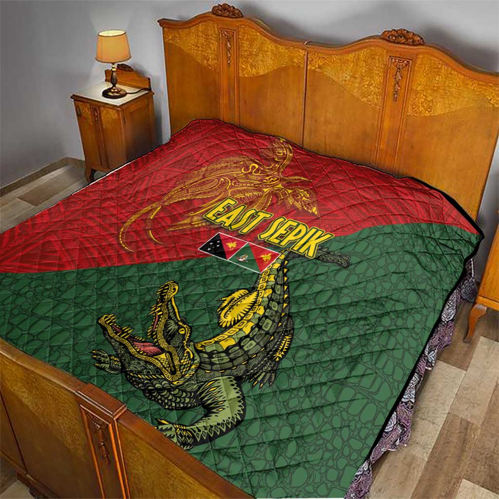 Sepik River Crocodile & Arts Festival Quilt Bird-of-paradise Melanesian Tattoo LT03 - Polynesian Pride