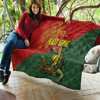 Sepik River Crocodile & Arts Festival Quilt Bird-of-paradise Melanesian Tattoo LT03 - Polynesian Pride
